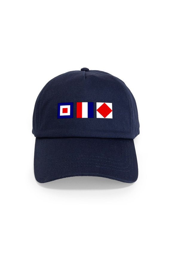 - WTF Nautical Signal Flags Cap - Adjustable 100% Brushed Unisex Casual Cotton Baseball Cap, Beige, 1