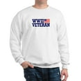 thumbnail image 1 of CafePress - WWII VETERAN Sweatshirt - Crew Neck Sweatshirt, 1 of 4