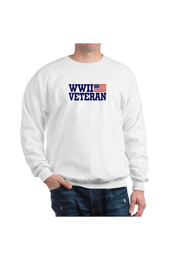 - WWII VETERAN Sweatshirt - Crew Neck Sweatshirt