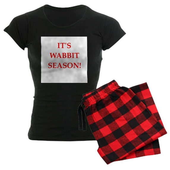 CafePress - Wabbit Season - Women's Dark Pajamas