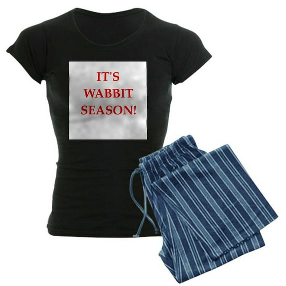 CafePress - Wabbit Season - Women's Dark Pajamas