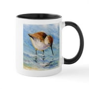 CafePress - Wading Sandpiper Mugs - 11 oz Ceramic Mug - Novelty Coffee Tea Cup