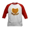 thumbnail image 1 of CafePress - Waffles Baseball Jersey - Kids Cotton Baseball Jersey, 3/4 Sleeve Shirt, 1 of 4