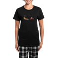 thumbnail image 1 of CafePress - Wagon Buddies Pajamas - Women's Short Sleeve Print T-Shirt and Pants Dark Cotton Pajama Set, 1 of 7