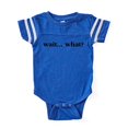 thumbnail image 1 of CafePress - Wait What - Cute Infant Baby Football Bodysuit, 1 of 3