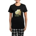 thumbnail image 1 of CafePress - Wakey Wakey Eggs N Bakey Women's Dark Pajamas - Women's Short Sleeve Print T-Shirt and Pants Dark Cotton Pajama Set, 1 of 7