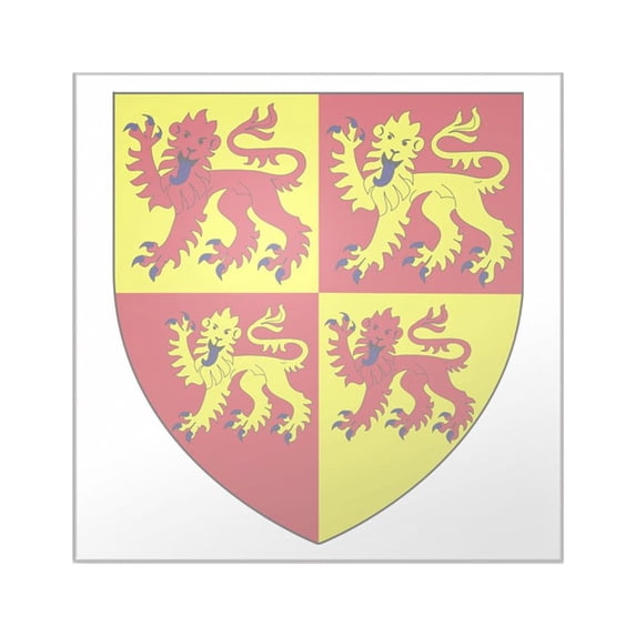 CafePress - Wales Coat Of Arms Square Sticker 3 X 3 - Square Sticker 3" x 3"