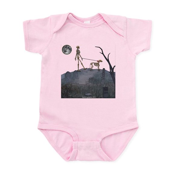 CafePress - Walk In The Cemetery Infant Bodysuit - Baby Light Bodysuit, Size Newborn - 24 Months
