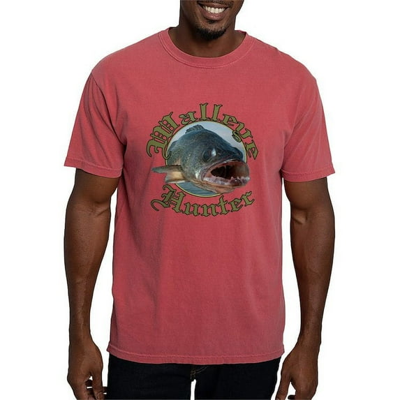 CafePress - Walleye Hunter 3 Men's Comfort Colors® T Shirt - Mens Comfort Colors Shirt