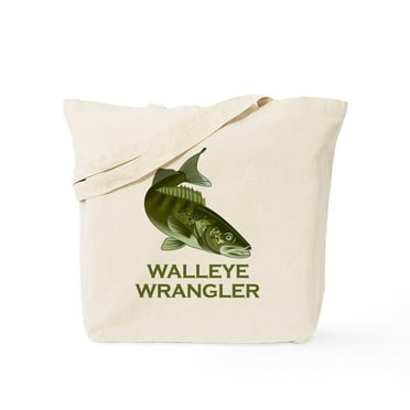 CafePress - Walleye Wrangler Tote Bag - Unisex Canvas Tote Bag, Beige, 1-Piece