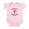 thumbnail image 1 of CafePress - Want To Pinch Yor Tail Infant Bodysuit - Baby Light Bodysuit, Size Newborn - 24 Months, 1 of 4