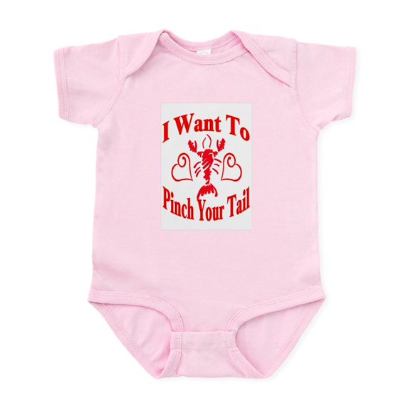 CafePress - Want To Pinch Yor Tail Infant Bodysuit - Baby Light Bodysuit, Size Newborn - 24 Months