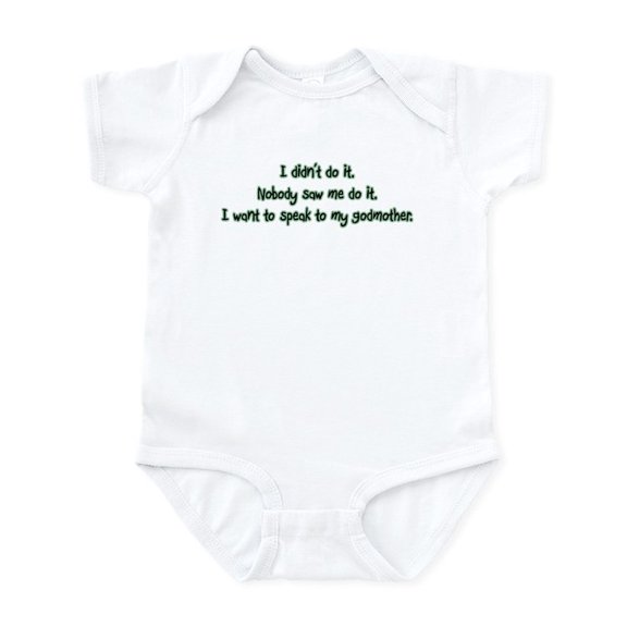 CafePress - Want To Speak To My Godmother Infant Bodysuit - Baby Light Bodysuit, Size Newborn - 24 Months