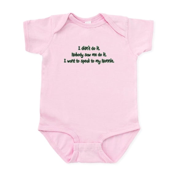 CafePress - Want To Speak To Nonnie Infant Bodysuit - Baby Light Bodysuit, Size Newborn - 24 Months