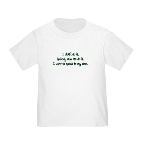 CafePress - Want To Speak To Oma Toddler T Shirt - Cute Toddler T-Shirt, 100% Cotton