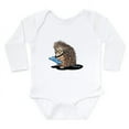thumbnail image 1 of CafePress - Warm Fuzzy Porcupine Long Sleeve Infant Bodysuit - Long Sleeve Cotton Baby Bodysuit, 1 of 4