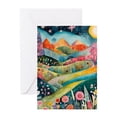 thumbnail image 1 of CafePress - Warm Spring Night Greeting Cards - Greeting Card, Blank Inside Matte, 1 of 3