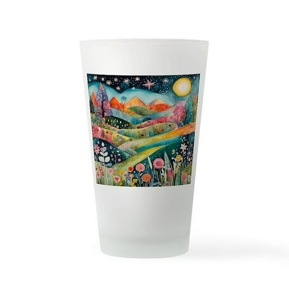 CafePress - Warm Spring Night - Pint Glass, Drinking Glass, 16 oz. CafePress