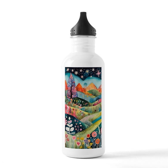 CafePress - Warm Spring Night - Stainless Steel Water Bottle, Sports Bottle, 1.0L