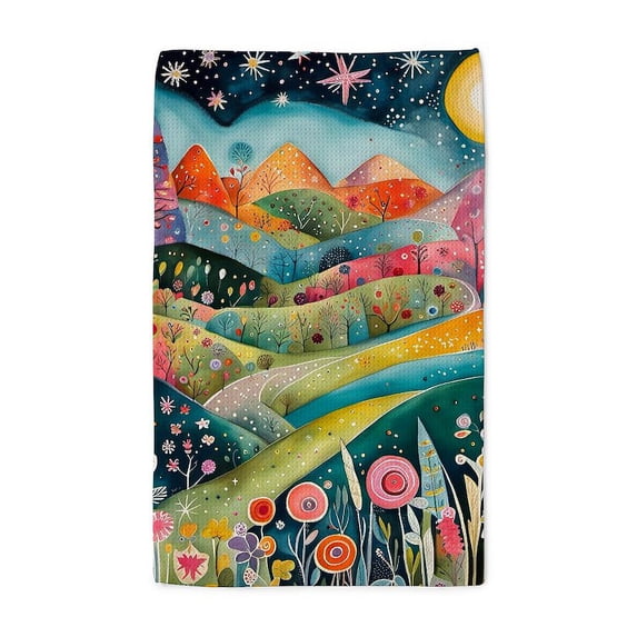 CafePress - Warm Spring Night - Tea Towel