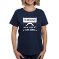 thumbnail image 1 of CafePress - Warning May Flip Gymnastics T Shirt - Women's Traditional Fit Dark T-Shirt, 1 of 4