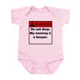 thumbnail image 1 of CafePress - Warning My Mommy Is A Lawyer Body Suit - Baby Light Bodysuit, Size Newborn - 24 Months, 1 of 4