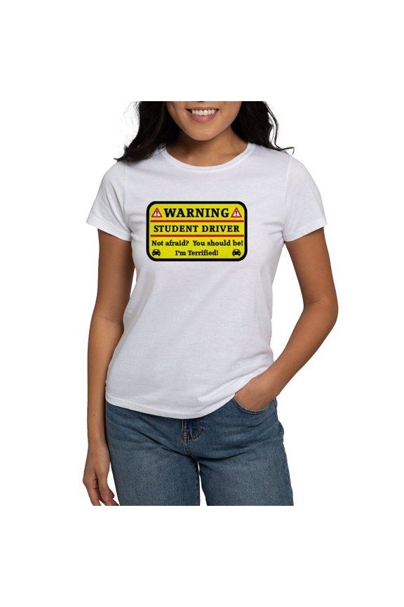 - Warning Student Driver T Shirt - Women's Classic T-Shirt