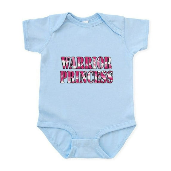 CafePress - Warrior Princess Infant Bodysuit - Baby Light Bodysuit, Size Newborn - 24 Months