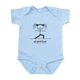 thumbnail image 1 of CafePress - Warrior Yoga Pose: Infant Bodysuit - Baby Light Bodysuit, Size Newborn - 24 Months, 1 of 4
