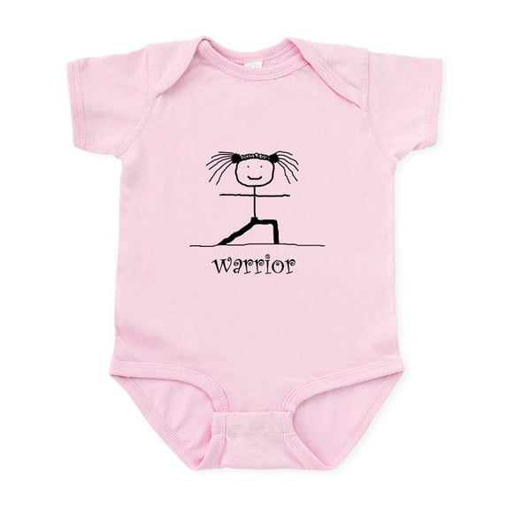 CafePress - Warrior Yoga Pose: Infant Bodysuit - Baby Light Bodysuit, Size Newborn - 24 Months