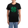thumbnail image 1 of CafePress - Washed Shamrock Women's Dark Pajamas - Women's Short Sleeve Print T-Shirt and Pants Dark Cotton Pajama Set, 1 of 7