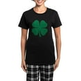 thumbnail image 1 of CafePress - Washed Shamrock Women's Dark Pajamas - Women's Short Sleeve Print T-Shirt and Pants Dark Cotton Pajama Set, 1 of 7