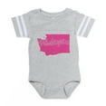 thumbnail image 1 of CafePress - Washington - Cute Infant Baby Football Bodysuit, 1 of 3