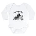 thumbnail image 1 of CafePress - Washington DC Body Suit - Long Sleeve Cotton Baby Bodysuit, 1 of 4