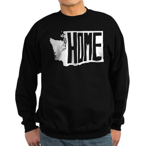 CafePress - Washington Home Sweatshirt (Dark) - Classic Crew Neck Sweatshirt