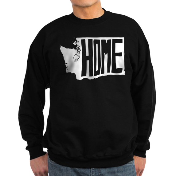 CafePress - Washington Home Sweatshirt (Dark) - Classic Crew Neck Sweatshirt