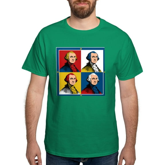 CafePress - Washington Warhol T Shirt - Men's Classic Graphic Cotton T-Shirt