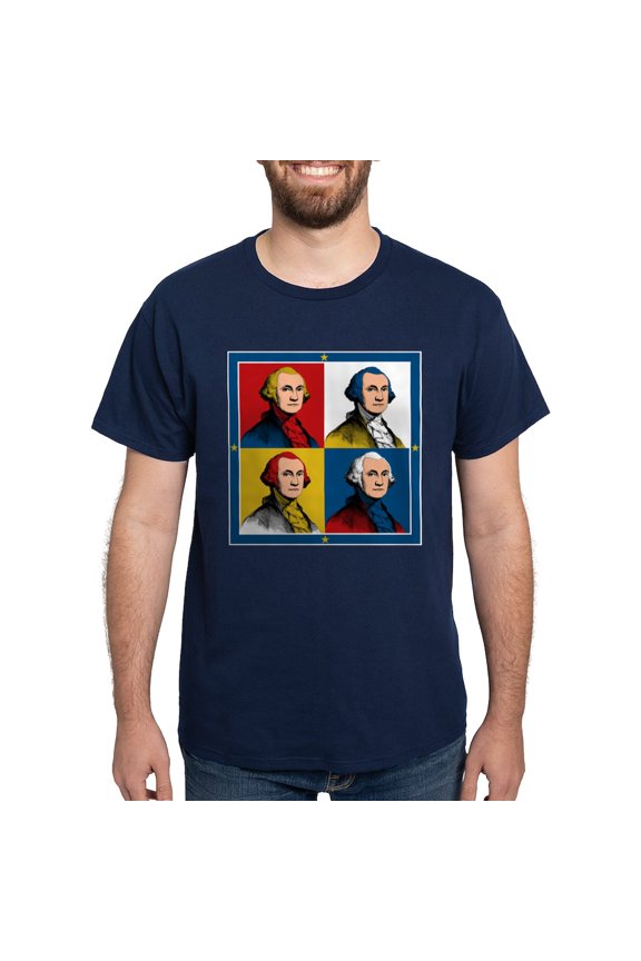 - Washington Warhol T Shirt - Men's Classic Graphic Cotton T-Shirt