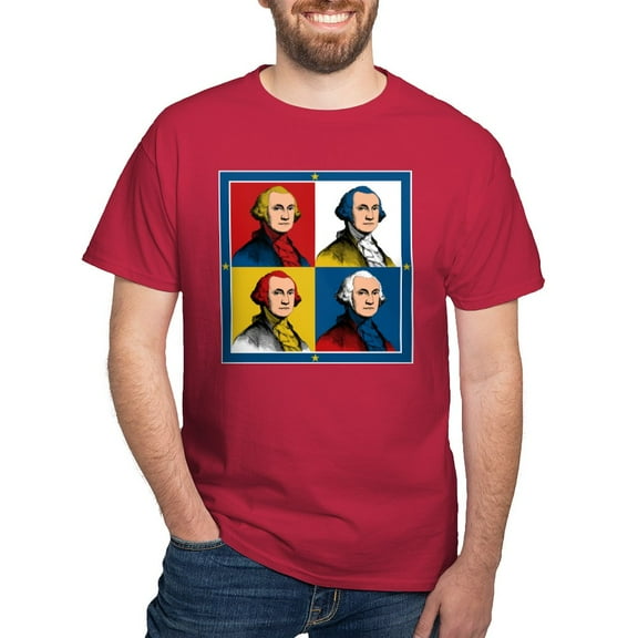 CafePress - Washington Warhol T Shirt - Men's Classic Graphic Cotton T-Shirt
