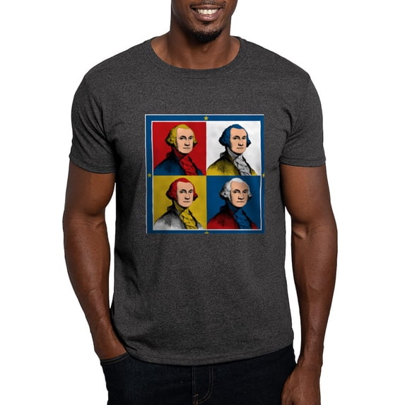CafePress - Washington Warhol T Shirt - Men's Classic Graphic Cotton T-Shirt