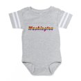 thumbnail image 1 of CafePress - Washinton Rbw Txt - Cute Infant Baby Football Bodysuit, 1 of 3