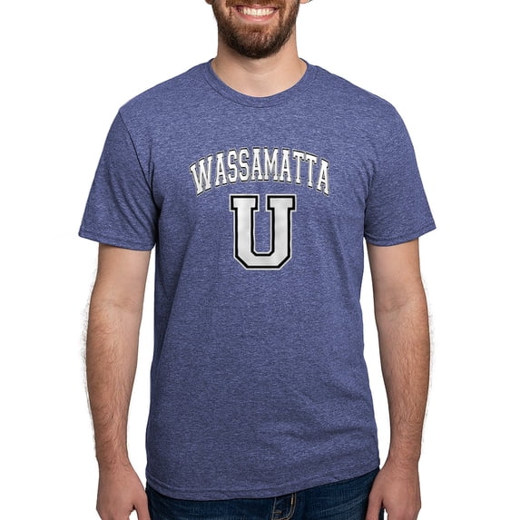 CafePress - Wassamattau Men's Deluxe T Shirt - Mens Tri-blend T-Shirt