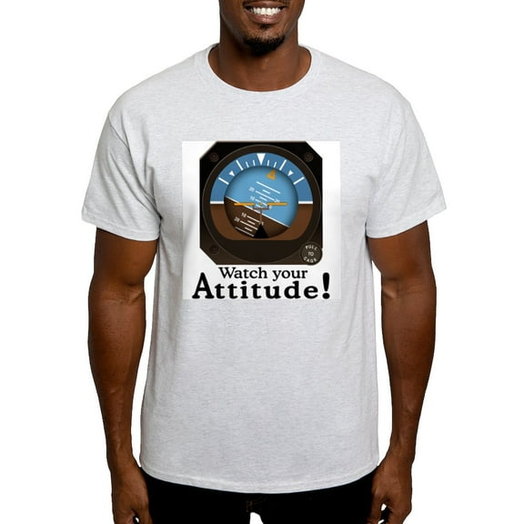 CafePress - Watch Your Attitude Light T Shirt - Men's Classic Graphic T-Shirt