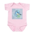 thumbnail image 1 of CafePress - Watercolor Bluebird Blue Bird Art Body Suit - Baby Light Bodysuit, Size Newborn - 24 Months, 1 of 4