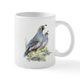 thumbnail image 1 of CafePress - Watercolor California Quail Bird Mug - 11 oz Ceramic Mug - Novelty Coffee Tea Cup, 1 of 4