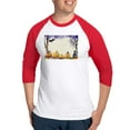 thumbnail image 1 of CafePress - Watercolor Halloween Night - Cotton Baseball Jersey, 3/4 Raglan Sleeve Shirt, 1 of 4
