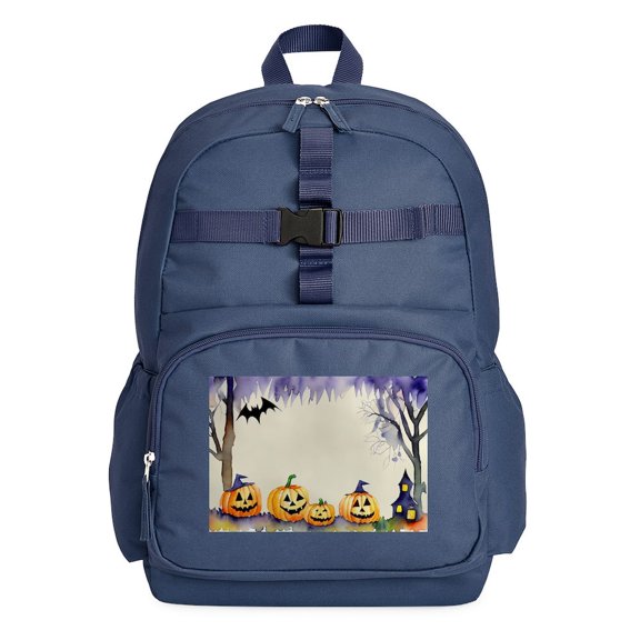 CafePress - Watercolor Halloween Night - Cute School Travel Backpack