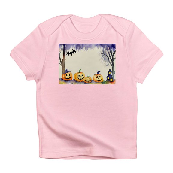 CafePress - Watercolor Halloween Night Infant T Shirt - Infant T-Shirt