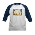thumbnail image 1 of CafePress - Watercolor Halloween Night Kids Baseball T Shirt - Kids Cotton Baseball Jersey, 3/4 Sleeve Shirt, 1 of 4