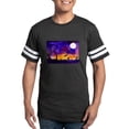 thumbnail image 1 of CafePress - Watercolor Halloween Night Men's Football T Shirt - Mens Football Shirt, 1 of 4